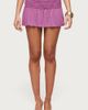 Edikted Edikted Vessa Lacey Mini Skort in Pink, Women's at Urban Outfitters - 1