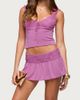 Edikted Edikted Vessa Lacey Mini Skort in Pink, Women's at Urban Outfitters - 2