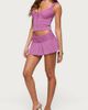 Edikted Edikted Vessa Lacey Mini Skort in Pink, Women's at Urban Outfitters - 5
