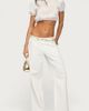 Edikted Edikted Vessey Eyelet Cropped Bubble Top in White, Women's at Urban Outfitters - 2