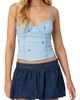 EDIKTED EDIKTED Victoria Embroidered Underwire Mesh Camisole - 1