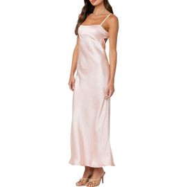 EDIKTED EDIKTED Vienna Open Back Satin Dress