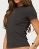 Edikted Edikted Vintage Studded T Shirt Top in Dark/Gray, Women's at Urban Outfitters - 3