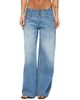 Edikted Edikted Wide Waistband Low Rise Baggy Jeans - 1