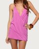 Edikted Edikted Wilka Bead Wrap Mini Dress in Pink, Women's at Urban Outfitters - 1