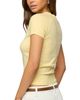 Edikted Edikted Wilmer Button Up Short Sleeve Knit Top - 2