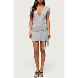 EDIKTED EDIKTED Winnie Faux Wrap Minidress