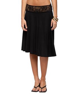 Edikted Edikted Winonah Crochet Waist Midi Skirt