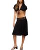 Edikted Edikted Winonah Crochet Waist Midi Skirt - 3