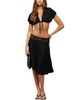 Edikted Edikted Winonah Crochet Waist Midi Skirt - 5