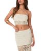 Edikted Edikted Women's Ida Crochet Tube Top - 1
