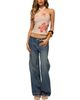 Edikted Edikted Wyn Studded Low Rise Baggy Jeans - 3