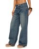 Edikted Edikted Wyn Studded Low Rise Baggy Jeans - 4