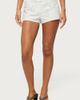 Edikted Edikted Wynell Eyelet Micro Shorts in White, Women's at Urban Outfitters - 1