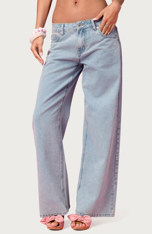 EDIKTED EDIKTED x Barbie™ Low Rise Wide Leg Jeans