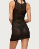 Edikted Edikted Xayah Sequin Sheer Knit Mini Dress in Black, Women's at Urban Outfitters - 3