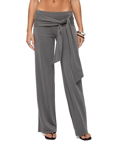 Edikted Edikted Xyla Straight Leg Tie Pants