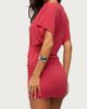 Edikted Edikted Yaara Wrap Mini Dress in Red, Women's at Urban Outfitters - 3