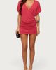 Edikted Edikted Yaara Wrap Mini Dress in Red, Women's at Urban Outfitters - 5