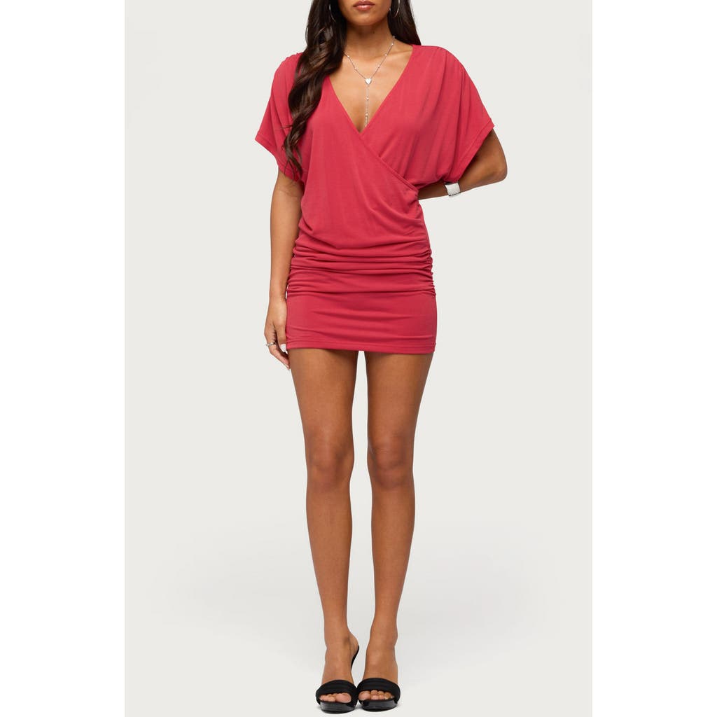 EDIKTED EDIKTED Yaara Wrap Minidress