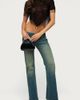 Edikted Edikted Yanna Beaded Fringe Poncho Top in Black, Women's at Urban Outfitters - 4