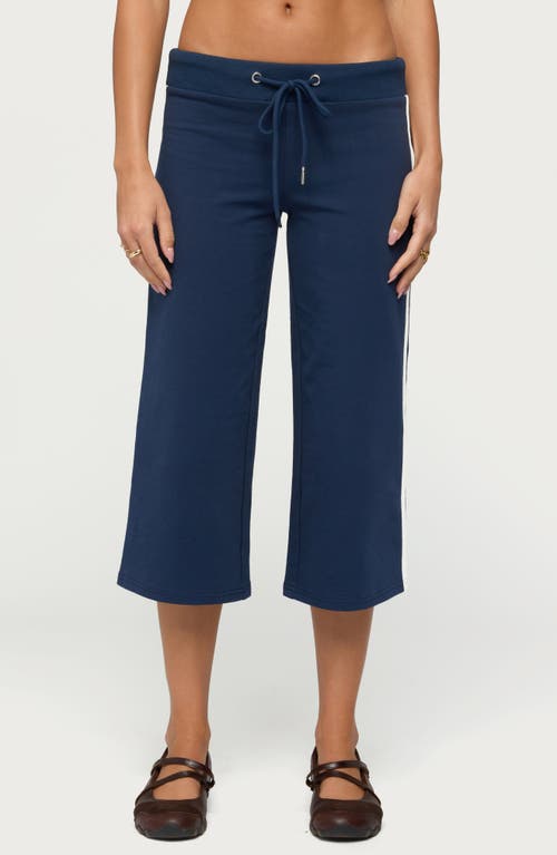 EDIKTED EDIKTED Zanele Side Stripe Capri Sweatpants
