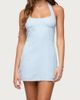 Edikted Edikted Zephie Striped Halter Mini Dress in Light/Blue, Women's at Urban Outfitters - 1