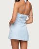 Edikted Edikted Zephie Striped Halter Mini Dress in Light/Blue, Women's at Urban Outfitters - 3