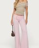 Edikted Edikted Zory Striped Backless Off Shoulder Top in Brown/And/Cream, Women's at Urban Outfitters - 2