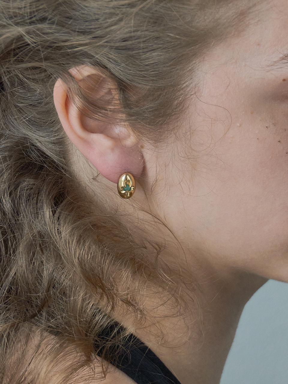 edum A girl.4 Earrings [Gold]