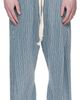Edward Cuming Edward Cuming Blue Twisted Track Pants - 1