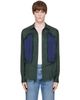 Edward Cuming Edward Cuming Green & Navy Lung Window Shirt - 1