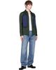 Edward Cuming Edward Cuming Green & Navy Lung Window Shirt - 4