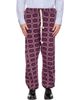 Edward Cuming Edward Cuming Purple Vertical Garden Twisted Track Pants - 1