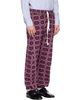 Edward Cuming Edward Cuming Purple Vertical Garden Twisted Track Pants - 2