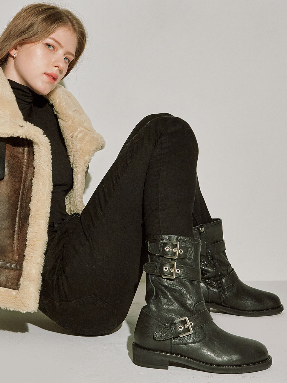 eee Bay Biker Ankle Boots - 3 Colors