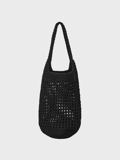 EENK Crochet Shoulder Bag [Black]