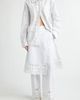 EENK EENK Lace Trim Stripe Wide Leg Pants - 2