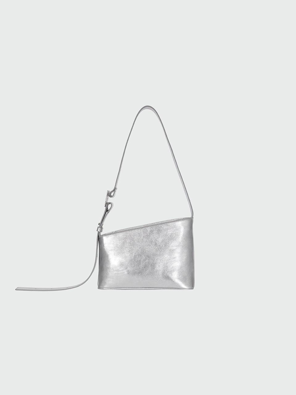 EENK Halos OS Small Trapezoid Shoulder Bag_Silver