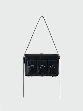 EENK HANHEE Buckled Pocket Square Bag_Black