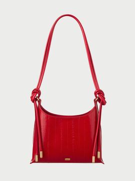 EENK HELLY Adjustable Strap Square Bag [Red]