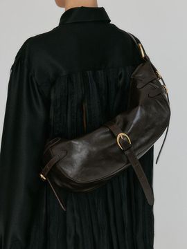 EENK HERR Buckeled Hobo Bag - Brown