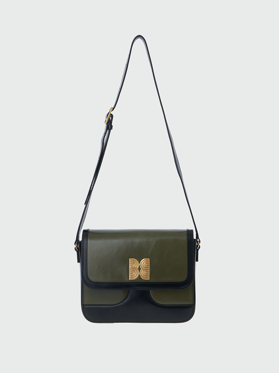 EENK Hestia Color Blocked Square Bag_Khaki