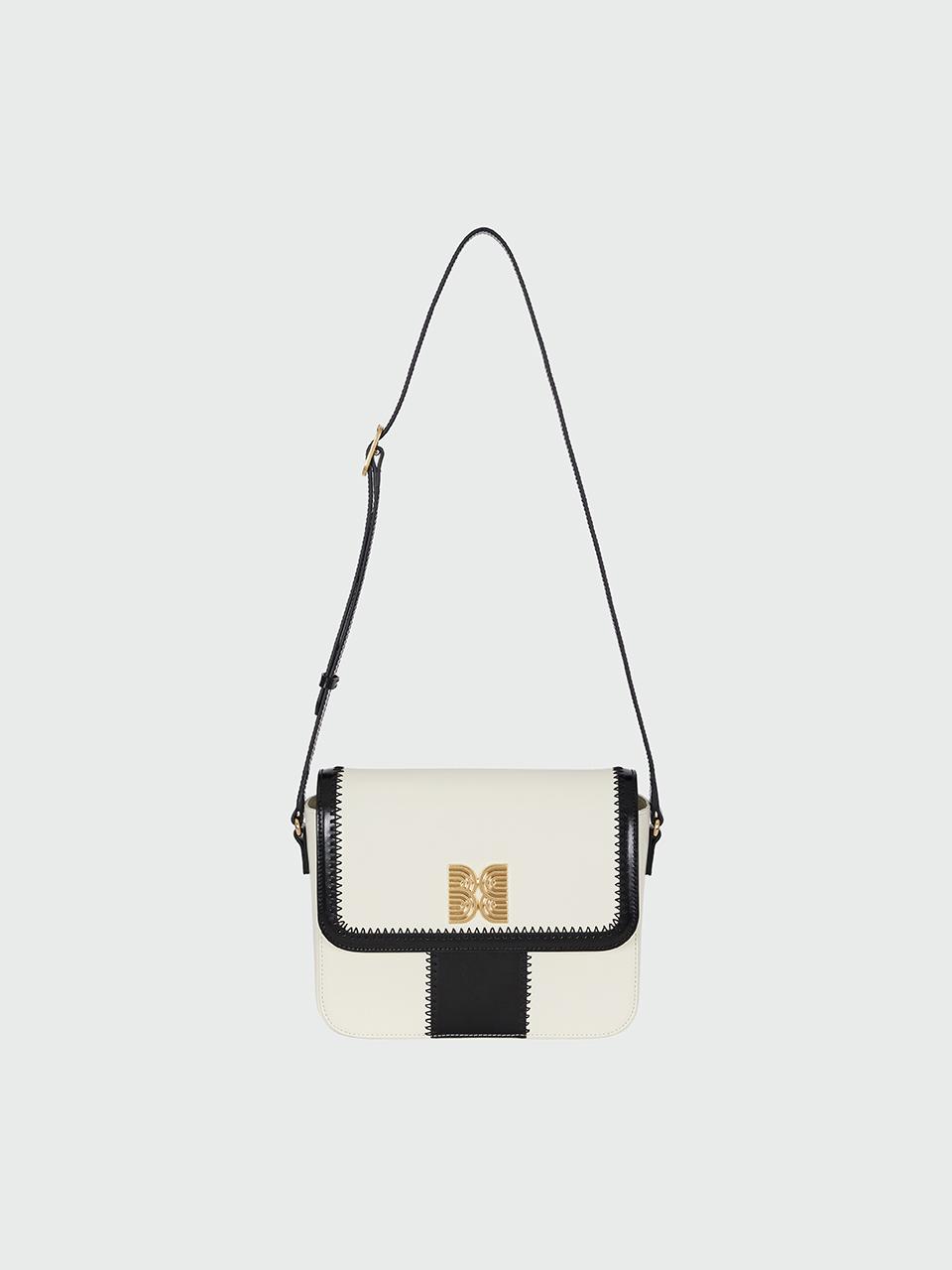 EENK Hestia Stitched Color Block Square Bag
