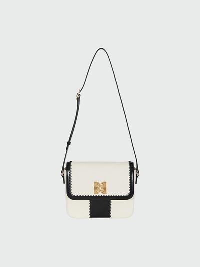 EENK Hestia Stitched Color Block Square Bag
