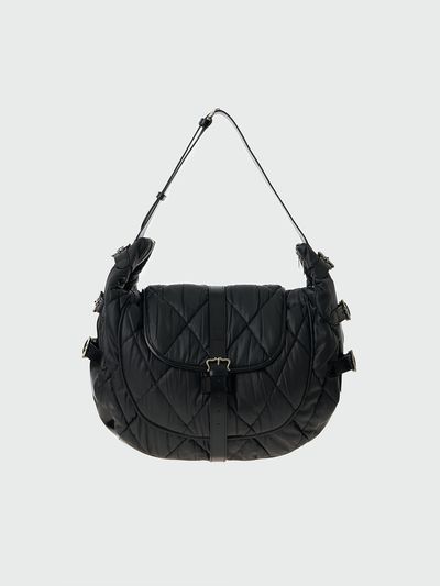 EENK HIND Buckled Hobo Bag_Black