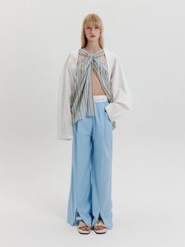 EENK Lace Layered Pants [Sky Blue]