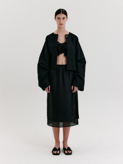 EENK Layered Skirt [Black]