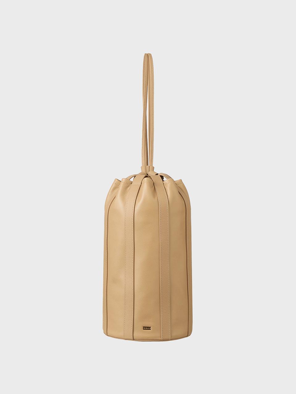 EENK Striped Sling Shoulder Bag [Beige]