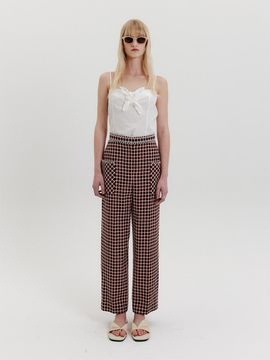 EENK Tweed Pocket Pants [Red]